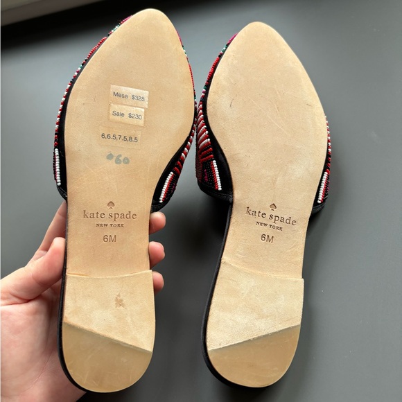 Like new Kate Spade beaded Mesa flats- 6 - Picture 5 of 7